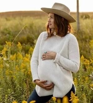 Hatch Merino Wool Ivory Turtleneck Sweater